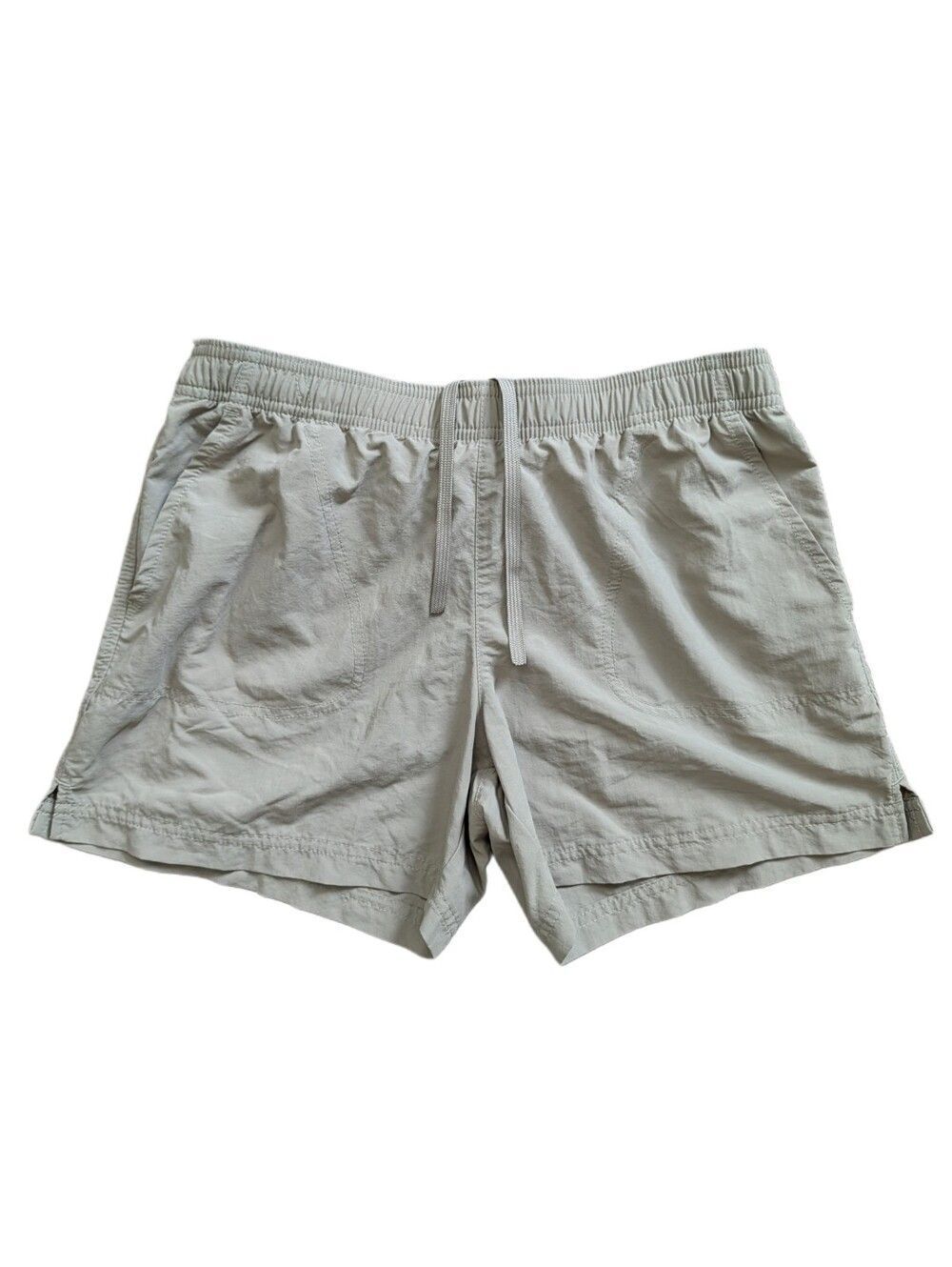 Columbia Women Khaki Sandy River Omni-Shade Omni-Shield Hiking Shorts Size Small